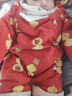 戴维贝拉（DAVE＆BELLA）婴儿夹棉连体衣新生儿外出服加厚女宝宝衣服中国风冬装新年爬服 红色【现货】 73cm （建议身高66-73cm） 实拍图