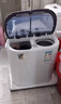 小鸭2.5公斤双缸小型半自动迷你洗衣机 婴儿小洗衣机 家用洗衣机双桶小型洗脱一体 双缸 不锈钢内桶款 实拍图