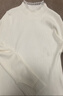 香影刘些宁同款香影米白针织衫女2026春季新款含羊毛拼接长袖内搭上衣 米白 L 165/88A/110-125斤 实拍图