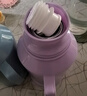 新款马卡龙热水瓶车载暖壶小型保温瓶客厅家用宿舍带盖暖水瓶茶瓶 紫色 1L 实拍图