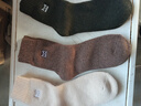 猫人3双装35%羊毛袜子男士袜子男冬季加厚保暖袜男毛圈袜睡眠袜男 实拍图