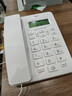 得力（deli）电话机座机 固定电话 办公家用 来去电查询 可接分机 13606白 实拍图