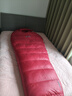 黑冰（BLACKICE）新款【G系列木乃伊式鹅绒羽绒睡袋】露营保暖抗寒成人羽绒睡袋 红色 G1000 L码(新标准) 实拍图