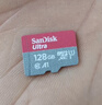 闪迪（SanDisk）128GB TF（MicroSD）内存卡 A1 U1 C10 至尊高速移动版存储卡 读速140MB/s 手机平板游戏机内存卡 实拍图