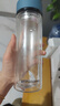 富光男女士双层玻璃杯 高硼硅玻璃304茶隔水杯子 带茶隔泡茶杯400ml 实拍图