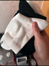京东京造【100%纯棉】6双女式中筒袜子10A抑菌新疆棉袜休闲女防臭 黑白 实拍图