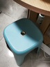 美丽雅凳子家用加厚塑料板凳可叠放高成人凳客厅餐桌梳妆台用 实拍图