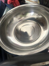 不锈钢盆加厚大盆洗脸盆洗菜盆家用大号盆洗澡洗衣加厚盆洗菜盆 加厚不锈钢大盆 30CM【1个装】 实拍图