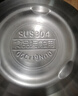 美厨（MAXCOOK）304不锈钢碗 加厚大汤碗双层隔热 餐具面碗20cm 3件套MCWA4961 实拍图