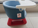 日康（rikang）宝宝餐椅 叫叫椅婴儿学坐椅多功能儿童吃饭餐桌 RK-X2009-1 蓝色 实拍图