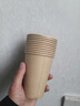 百思邦（BSBN）一次性杯子加厚牛皮纸杯咖啡办公室水杯口杯淋膜防水防漏家用商务 500ml非独立包装 80个 实拍图