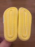 巴布豆儿童拖鞋男女童宝宝软底居家浴室夏季凉拖鞋 黄色 200码 实拍图