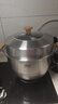 爱仕达（ASD）蒸锅304不锈钢双层家用蒸煮炖汤锅 32CM加高多层蒸笼·原木系列G2 实拍图