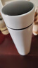 【活动】480ml智能显温保温杯不锈钢高颜值茶水分离水杯保热保冷 304优雅白 480ml 实拍图