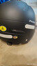 凤凰电动车头盔男女新国标3C认证安全帽四季通用冬季保暖防雾电瓶车摩托车半盔大码 3C哑黑色+短透  实拍图