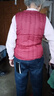 雅鹿90白鸭绒冬季轻薄羽绒马甲女内穿中老年妈妈背心洋气坎肩 酒红 S[适合80-90斤] 实拍图