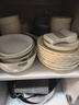 京东京造 碗盘餐具整套 碗具碟子套装乔迁之喜陶瓷 海之音62头 实拍图