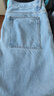 优衣库男装女装直筒牛仔裤/水洗产品合作款系列479816 63 天蓝色 35 /175/88A 实拍图