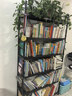 东方北极星（DFBJX）书架落地置物架书柜学生家用现代简约铁艺杂志架收纳架 黑色六层100*25*192带围栏 实拍图