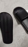 京东京造【抗菌皮纹拖】eva软弹家居防臭浴室新款拖鞋男士黑色44-45 实拍图