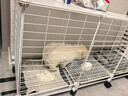 爱咪宠狗笼子小中型犬带厕所冬天家用保暖小型犬狗狗围栏泰迪比熊狗笼 三格带轮【109*37*57】可移动 豪华款：狗窝+喂水喂水器+基础款 实拍图