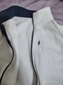 优衣库男装针织摇粒绒拉链茄克/长袖外套廓系夹克479863 01 乳白色 M /170/92A 实拍图