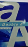 Double A A3复印纸A4打印纸80g草稿白纸张单包500张办公用品整箱批发 A4 80G 单包（500张） 实拍图