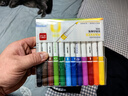 得力水溶性粉笔24支/盒 儿童无毒无粉尘粉笔环保宝宝教师黑板报黑板墙可湿擦固体幼儿专用教学家用 实拍图