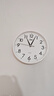 康巴丝（Compas）挂钟客厅静音走时简约石英钟表挂墙时钟 c2855 白色 26cm直径 实拍图