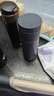 乐扣乐扣（LOCK&LOCK）不锈钢/陶瓷保温杯心仪茶水分离杯大容量水杯泡茶杯送老师送朋友 灰黑色440ml【316内胆带茶隔 】赠杯刷 支持定制 实拍图