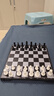 友邦（UB）国际象棋磁性折叠圆角黑白象棋套装入门教学培训 2620-C(中号) 实拍图
