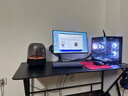 灏森梦电脑桌台式电竞游戏桌椅套装碳纤维纹理组合桌子家用办公学习书桌 【Pro-配件款】碳纤维+黑架140CM 实拍图