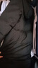 啄木鸟中长款羽绒棉服男女同款冬季新款过膝加厚鸭绒戏艺考校服加绒外套 黑色 M (165) 【100-120斤】 实拍图