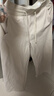 京东京造F4系列抓绒衣裤高弹加绒裤子女冬季新年衣服 奶油色 S 实拍图