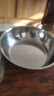 【不锈钢】和面盆厨房烘焙家用火锅盆洗菜打蛋汤锅盆醒面盆料理盆 32cm【热卖款】不锈钢 和面盆 实拍图