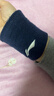 李宁（LI-NING）护腕男女专业运动扭伤防护篮球健身羽毛球擦汗高弹拉伸护手腕套 198藏青色 均码【一只装】 实拍图