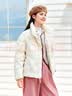 森马（Semir）羽绒服女冬季薄款90绒子防泼水防风千鸟格设计感外套101724113012 实拍图