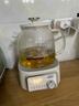 美的（Midea）花漾0胶水全玻璃养生壶 多功能煮茶壶 母婴烧水壶 恒温电热水壶 全自动一体煮茶器1.2L YS12B302J 实拍图