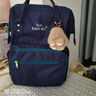 sun earth&u日本七夕多功能妈咪包母婴包轻便情人节宝妈双肩包休闲背包女防水 深蓝色（20L）【现货可发】 实拍图