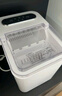 美的（Midea）制冰机 家用小型冰块全自动UV杀菌迷你宿舍子弹冰神器 厨房小家电1.4升 MBJ-12D17E 实拍图