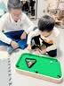 木丸子儿童多功能台球桌面玩具6合一桌球14岁男孩生日礼物男童高档实用 72cm六合一丨台球+飞行棋+斗兽棋+冰球+弹弹棋+保龄球 【精细实木材质】家用小型室内台球玩具可折叠 实拍图