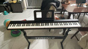 特伦斯电子琴88键成人儿童智能折叠钢琴X61A/V20手卷钢琴键盘乐器 V20典雅黑+专用琴包+Z型琴架 实拍图