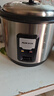 奥克斯（AUX）微压电饭煲 电饭锅老式直身宿舍蒸米饭5L米饭锅大容量煮饭锅带蒸笼4-5人用  WZA-0502 实拍图