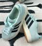 adidas「面包鞋」GRAND COURT BASE 00s休闲低帮板鞋男女阿迪达斯   薄荷绿/黑色/汉玉白   35.5 实拍图