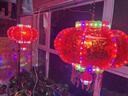 目送2026旋转灯笼大门阳台新年七彩走马灯春节过年乔迁挂的led电彩灯 七彩豪华全闪款【投影+遥控+定时】 【一对装】直径39cm室内阳台飘窗电子装饰 实拍图