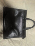 暇步士（Hush Puppies） 公文包男头层牛皮男士手提包大容量商务包男包礼物送男友 黑色 实拍图
