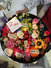 拾光逆旅同城配送鲜花水果礼盒法式水果礼盒果提篮送长辈老婆女友生日礼物 葡提盛宴丨青提蓝莓火龙果向日葵鲜花水果礼盒 实拍图