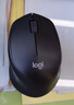 罗技（Logitech）M330无线鼠标轻音鼠标商务办公右手人体工学鼠标轻音电池笔记本电脑鼠标中大手七夕礼物送男友 罗技B330黑色鼠标+办公鼠标垫 实拍图