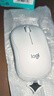 罗技（Logitech）M221 轻音鼠标 无线鼠标 办公鼠标 对称鼠标 带无线微型接收器 米白色 实拍图