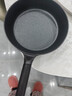 九铸24cm深煎锅铸铁锅平底锅生铁无涂层不粘锅燃气灶电磁炉家用煎炒锅 实拍图